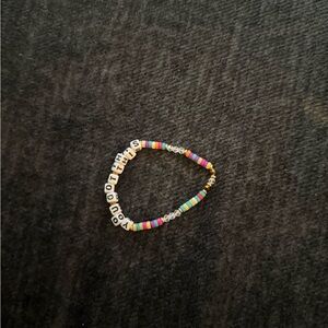 Multicolor Beaded 'YOUGOTTHIS' Bracelet